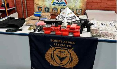Jovem é preso com mais submetralhadora e drogas avaliadas em R$ 1 milhão em BH