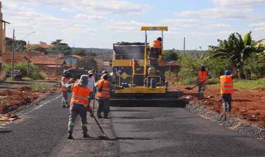 Começa pavimentação da Avenida do Contorno, em Sete Lagoas