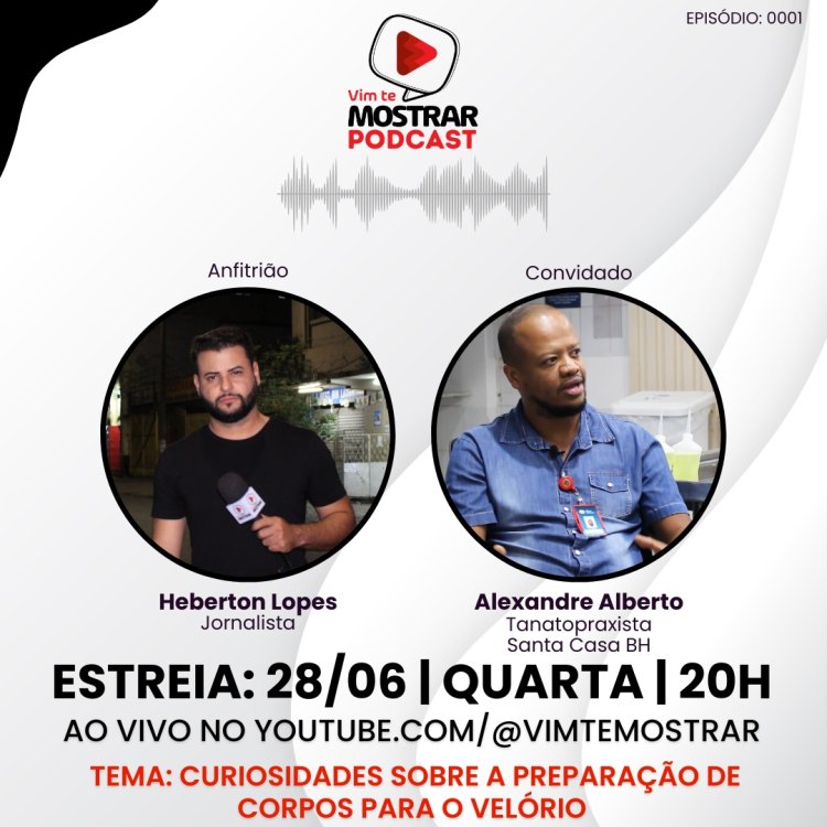 É HOJE: Canal Vim te Mostrar estreia podcast ao vivo nesta quarta-feira