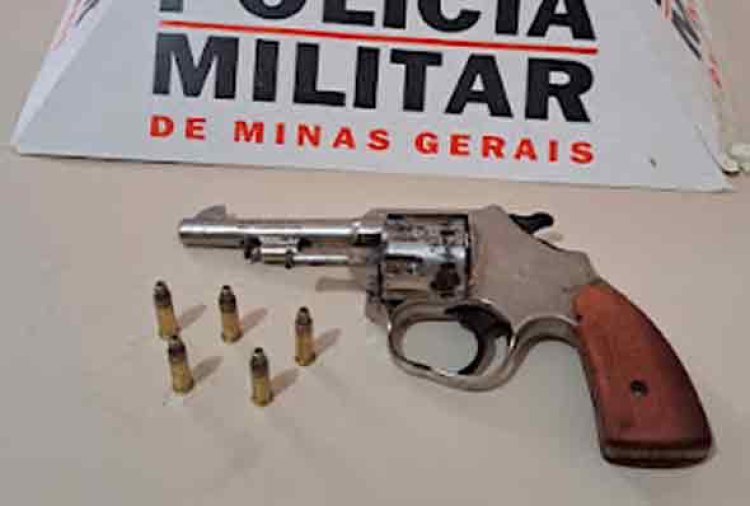 Polícia apreende arma de fogo em comunidade de Cordisburgo