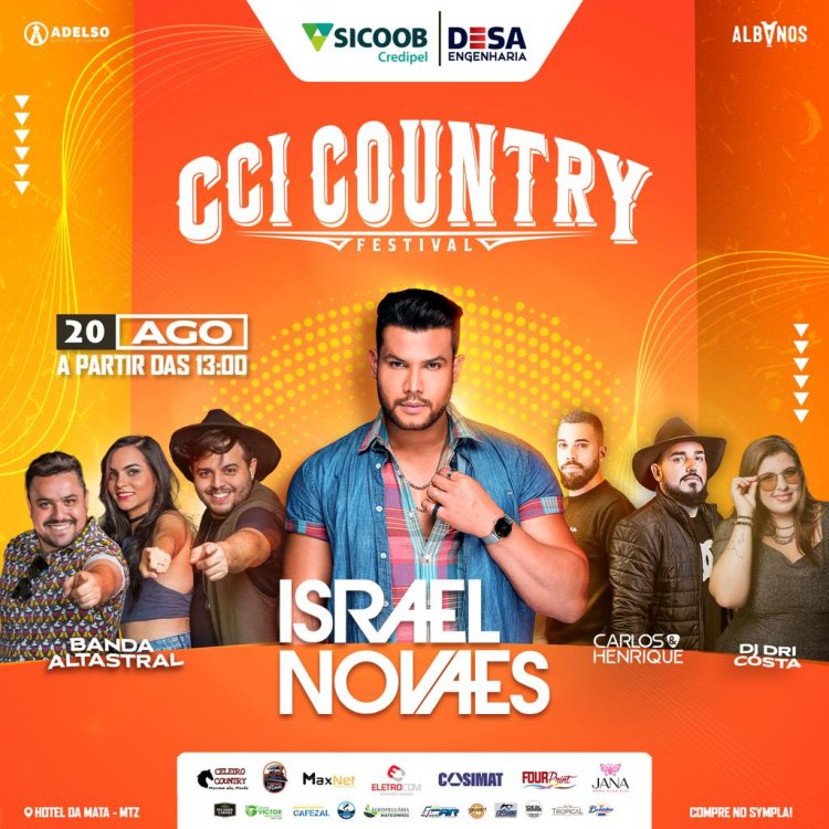 ATENÇÃO: Vem aí o Imperdível CCI COUNTRY FESTIVAL 2023