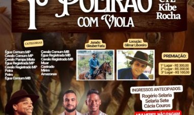 Vem aí 1º Poeirão com Viola no CTE Kibe Rocha