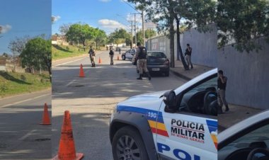 Blitz da PM em Sete Lagoas recupera carro roubado e aplica infrações de trânsito