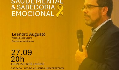 SETEMBRO AMARELO, o ROTARY CLUB DE SETE LAGOAS SERRA se une a esse propósito de grande importância pela vida.