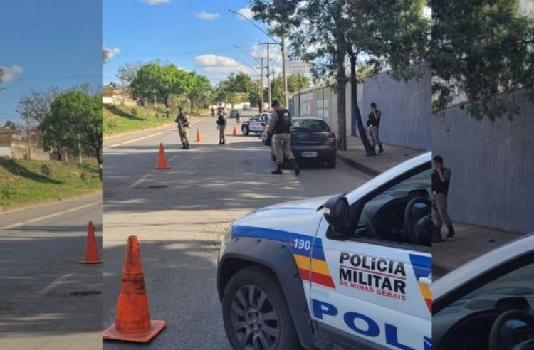 Blitz da PM em Sete Lagoas recupera carro roubado e aplica infrações de trânsito