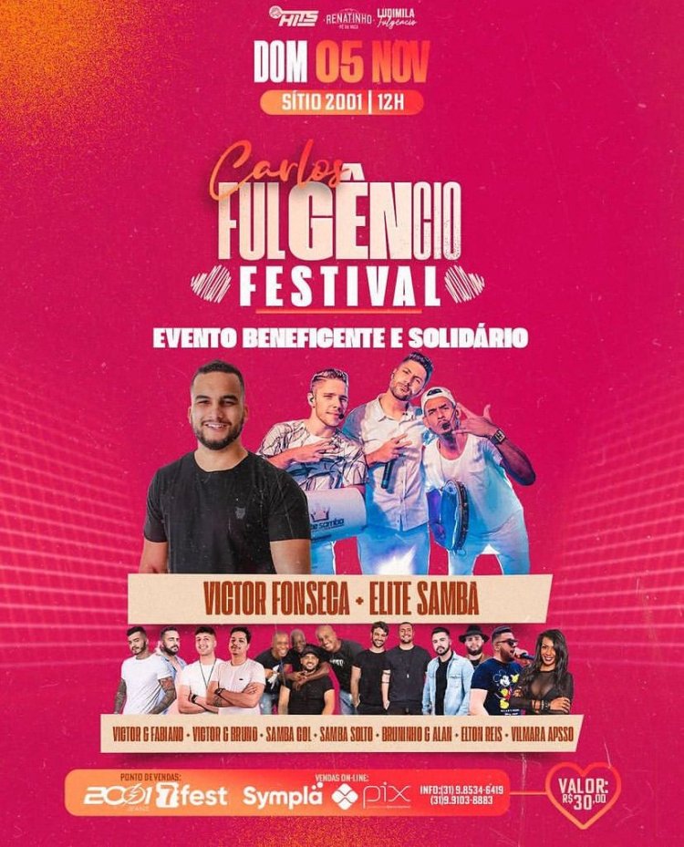 Promotor de eventos de Sete Lagoas realiza festival em prol de sua saúde