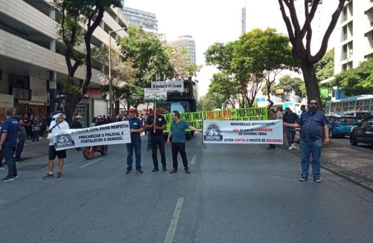 Em dia de votação na ALMG, educação faz nova paralisação contra RRF de Zema