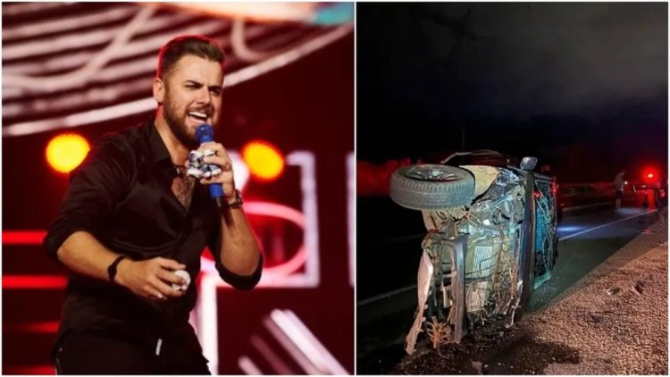 Zé Neto, da dupla com Cristiano, tem alta de hospital após acidente com carro na BR-153