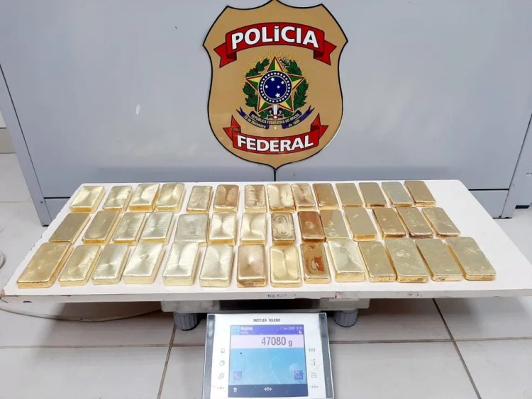 PM apreende 47 kg de ouro do garimpo ilegal em Manaus; PF diz que é a maior apreensão da história do Amazonas