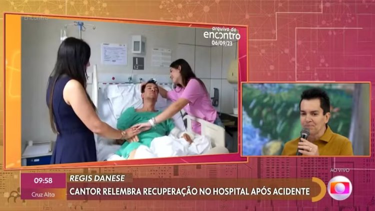 Regis Danese fala sobre 'conversa com Deus' após grave acidente: 'Pensei que ia morrer'