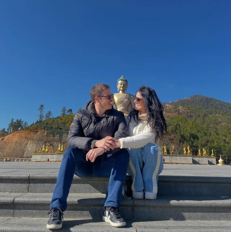 Priscila Castello Branco abre álbum de viagem com Fábio Porchat e se declara: 'Tão lindo, tão especial'
