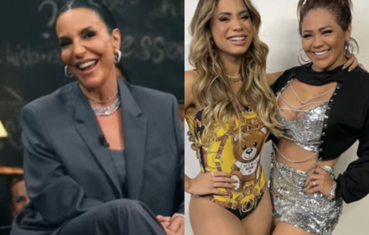 Ivete cai na gargalhada ao lembrar saia justa ao esquecer nome da mãe de Lexa