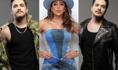 Vem clipe por aí! Kaique e Felipe gravam audiovisual com Lauana Prado. Saiba tudo!