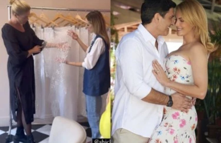 Ana Hickmann escolhe primeiros detalhes do vestido de noiva