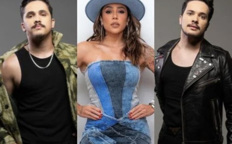Vem clipe por aí! Kaique e Felipe gravam audiovisual com Lauana Prado. Saiba tudo!