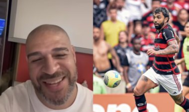 Adriano Imperador comemora recuperação de Gabigol no Flamengo: “Volta por cima”