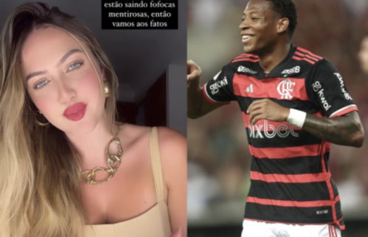 Modelo se pronuncia sobre suposto caso com jogador do Flamengo: “Não faz sentido”