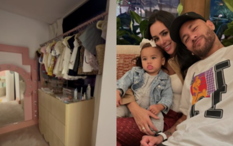 Closet e piscina de bolinha: Bruna Biancardi faz tour pelo quarto de Mavie