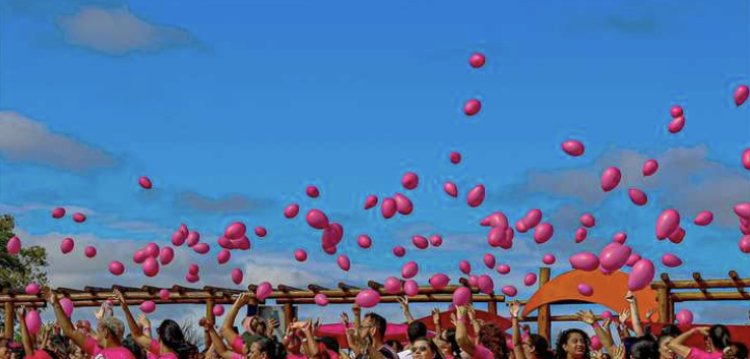 Serra Santa Helena recebeu mais uma edição do Corrida Por Elas pelo fim da violência contra a mulher