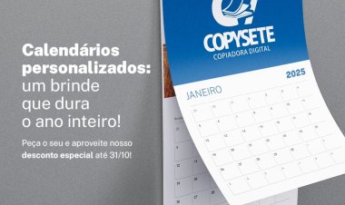 Calendários personalizados: um brinde que dura o ano inteiro!