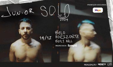 Junior apresenta show da "Solo Tour" neste sábado em BH