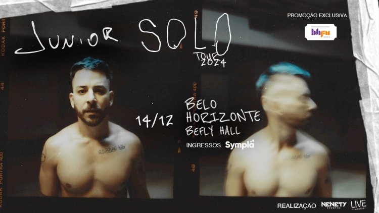 Junior apresenta show da "Solo Tour" neste sábado em BH