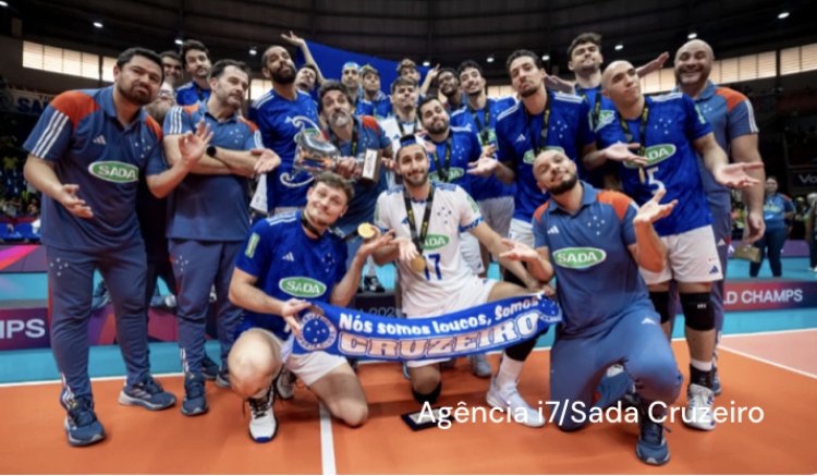Ídolo do Cruzeiro manda a recado a pentacampeões mundiais de vôlei, que agradecem
