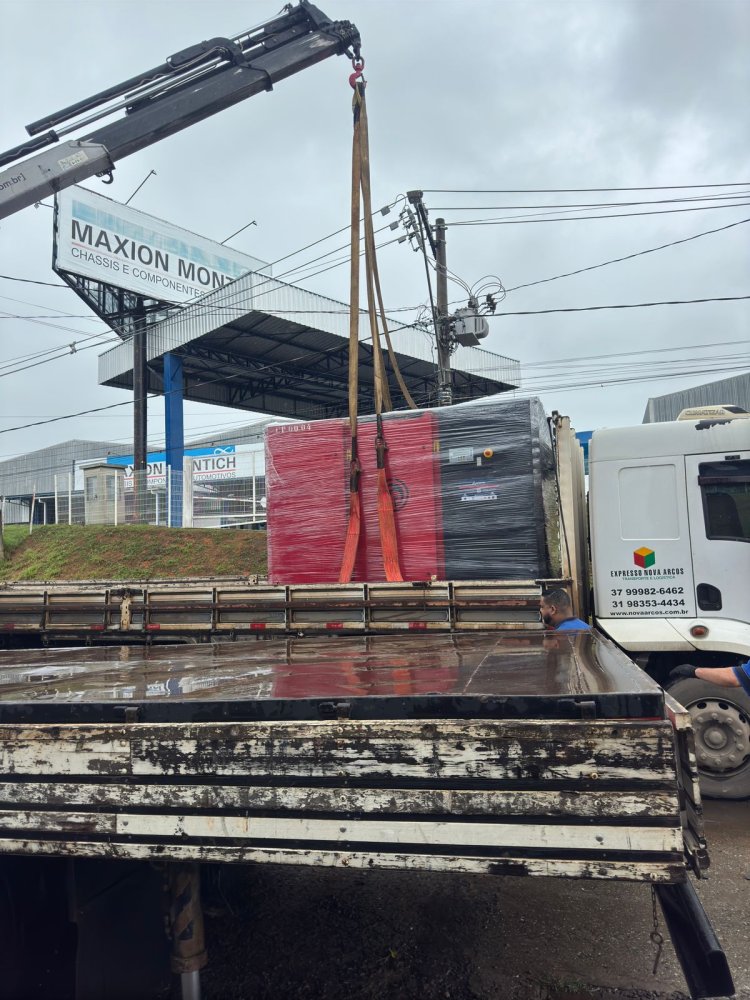 Mais um compressor sendo entregue ainda este ano pelo Grupo ArtPress