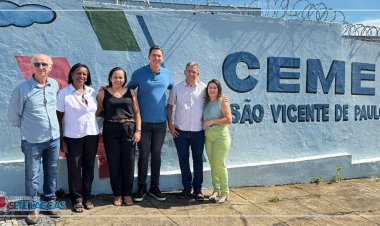 Prefeito Douglas Melo anuncia reforma e ampliação de vagas no CEMEI São Vicente de Paulo