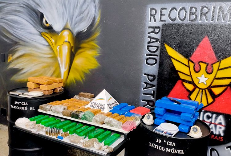 Polícia Militar de Sete Lagoas deflagra operação e prende quatro por tráfico de drogas