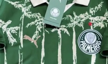 Site vaza possível camisa do Palmeiras para o Super Mundial de Clubes; veja