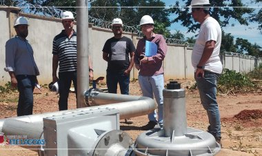 SAAE mostra transparência e responsabilidade em visita técnica de engenheiros da Caixa na ETE