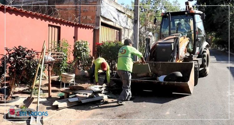 Prefeitura de Sete Lagoas realiza mutirão de limpeza nos bairros Monte Carlo e Canadá