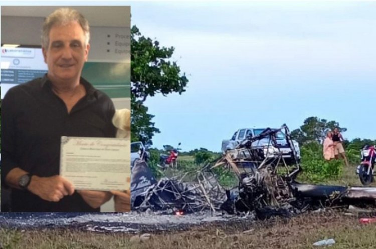 TRAGÉDIA: empresário setelagoano Fredy Tanos morre vítima de acidente aéreo na Bahia
