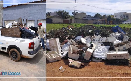 Mutirão "Limpa Tudo" avança em Sete Lagoas e já recolheu mais de 22 toneladas de lixo