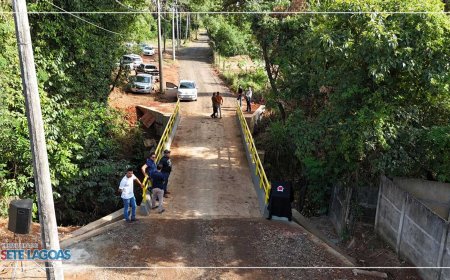 Prefeitura de Sete Lagoas inaugura ponte na comunidade de Areias e praça no bairro São Cristóvão