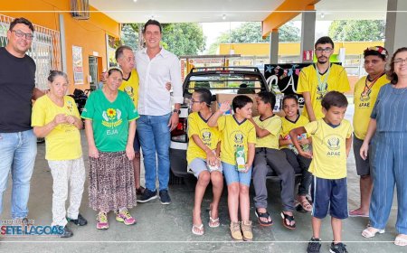 APAE de Sete Lagoas recebe 450 litros de leite arrecadados na Caminhada da Água do SAAE