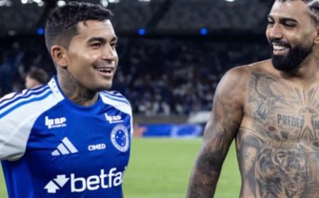 Vibração e resenha de Gabigol: assista aos bastidores da vitória do Cruzeiro
