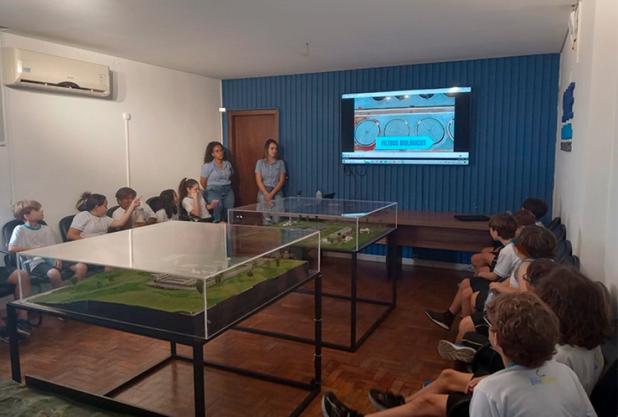 SAAE abre portas para estudantes em semana de conscientização sobre a água