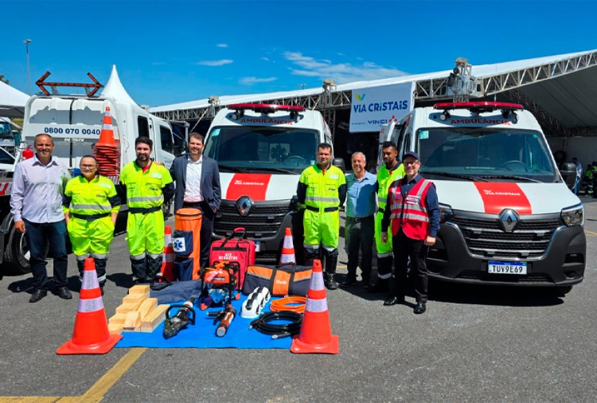 Via Cristais reforça segurança e assistência aos motoristas na BR-040