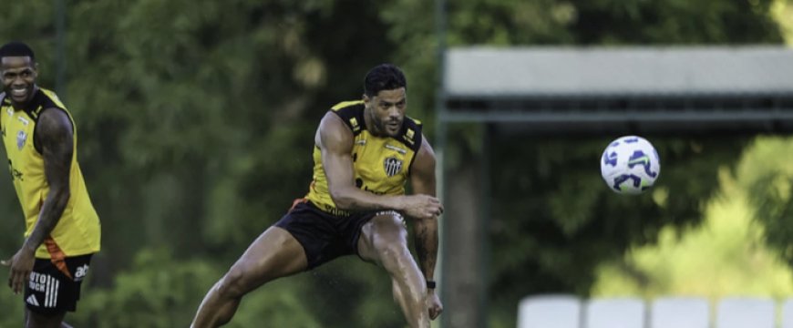 Com selecionáveis e Hulk, Atlético faz penúltimo treino antes de estreia no Brasileiro