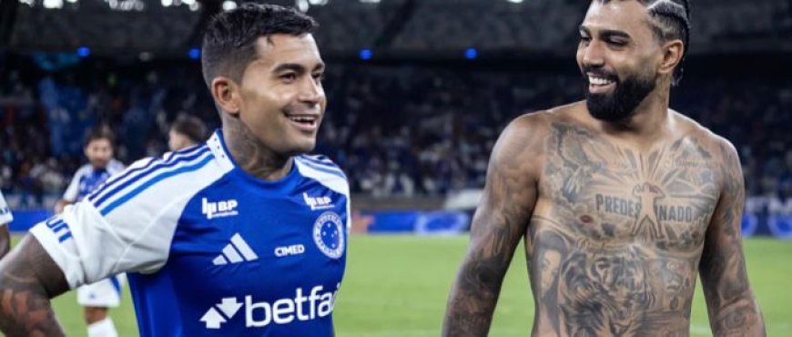 Vibração e resenha de Gabigol: assista aos bastidores da vitória do Cruzeiro