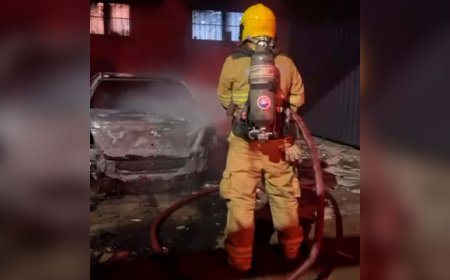 Bombeiros apagam incêndio em cômodo de casa em Sete Lagoas