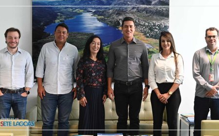 Prefeito vai ao Estado em busca de soluções para o buraco do Sta. Luzia e plena operação da ETE