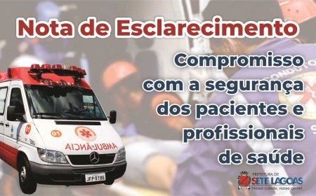Nota de Esclarecimento - Compromisso com a segurança dos pacientes e profissionais de saúde