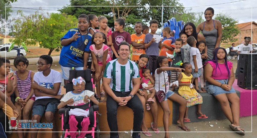 Prefeitura de Sete Lagoas inaugura mais dois parques infantis nos bairros Dona Silvia e Nova Cidade