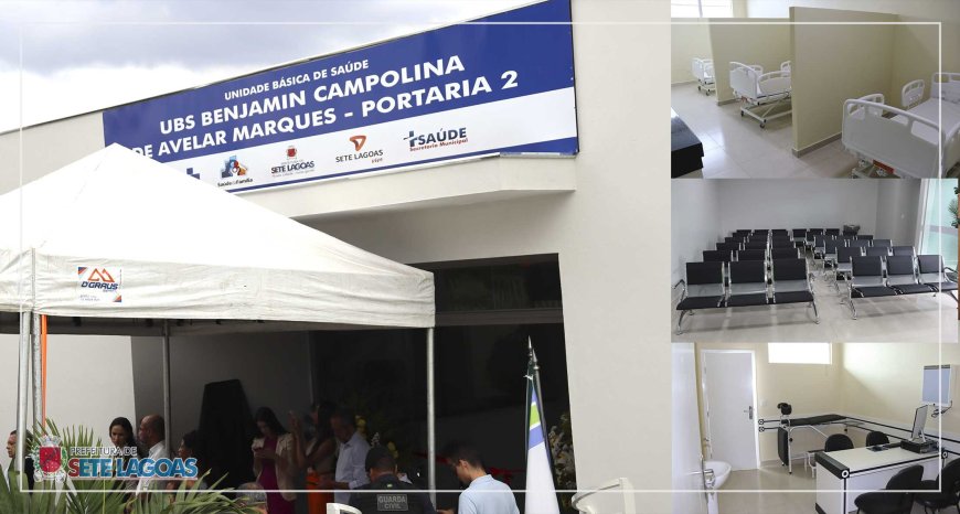 Mais saúde para a população: Prefeitura de Sete Lagoas inaugura ampliação da UBS Cidade de Deus