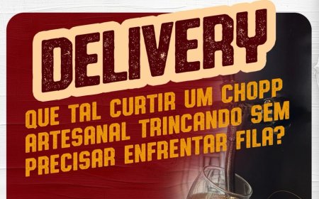 DELIVERY, QUE TAL CURTIR UM CHOPP ARTESANAL TRINCANDO SÊM PRECISAR ENFRENTAR FILA?
