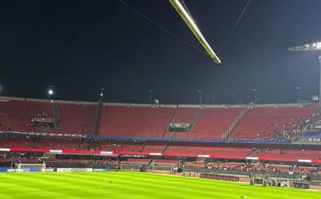 Filho atualiza quadro de torcedor do São Paulo ferido após queda de placa metálica