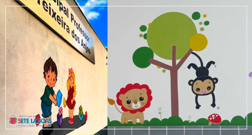 Escolas municipais de Sete Lagoas recebem novas pinturas